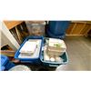 Image 5 : LARGE ASSORTMENT OF MISCELLANEOUS ITEMS - BASKETS, TRUNK, TAKE OUT FOOD CONTAINERS AND