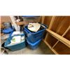 Image 7 : LARGE ASSORTMENT OF MISCELLANEOUS ITEMS - BASKETS, TRUNK, TAKE OUT FOOD CONTAINERS AND