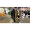 Image 2 : MOBILE WARDROBE RACK FILLED WITH ASSORTED CLOTHING