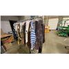 Image 2 : MOBILE WARDROBE RACK FILLED WITH ASSORTED CLOTHING