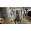 Image 3 : MOBILE WARDROBE RACK FILLED WITH ASSORTED CLOTHING