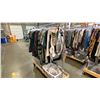 Image 2 : MOBILE WARDROBE RACK FILLED WITH ASSORTED CLOTHING