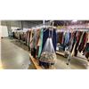 Image 3 : MOBILE WARDROBE RACK FILLED WITH ASSORTED CLOTHING
