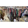 Image 3 : MOBILE WARDROBE RACK FILLED WITH ASSORTED CLOTHING