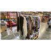 Image 2 : MOBILE WARDROBE RACK FILLED WITH ASSORTED CLOTHING