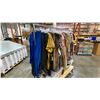 Image 2 : MOBILE WARDROBE RACK FILLED WITH ASSORTED CLOTHING
