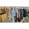 Image 3 : MOBILE WARDROBE RACK FILLED WITH ASSORTED CLOTHING
