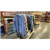 Image 3 : MOBILE WARDROBE RACK FILLED WITH ASSORTED CLOTHING