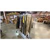 Image 2 : MOBILE WARDROBE RACK FILLED WITH ASSORTED CLOTHING