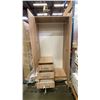 Image 5 : IKEA BEDROOM SETS -2 SINGLE SZ. MATES BEDS WITH HEADBOARD AND 2 LARGE WARDROBE DRESSERS