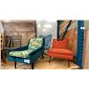 Image 1 : GROUP OF 3 MCM ACCENT CHAIRS