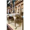 Image 3 : SET OF 6 RAINBOW FABRIC UPHOLSTERED WOODEN DINING CHAIRS