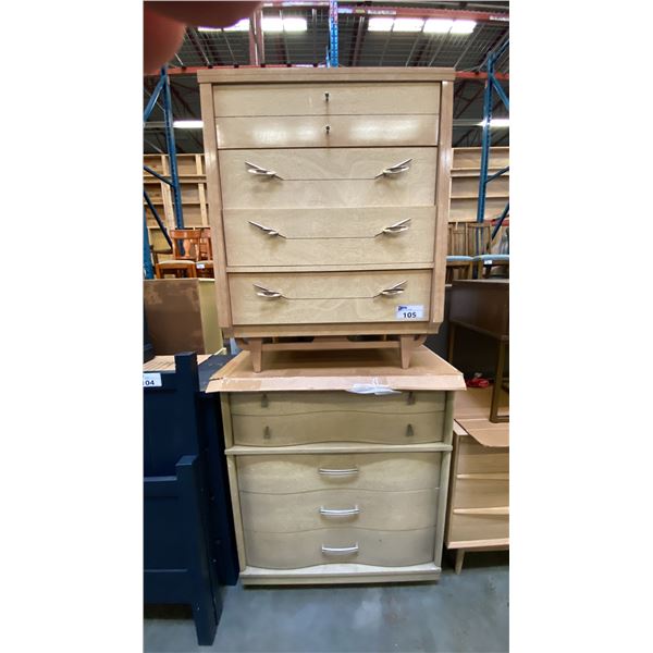 2 PCS. BEDROOM DRESSER SET
