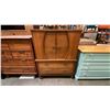 Image 1 : VINTAGE 2 DRAWER ARMOIRE DRESSER