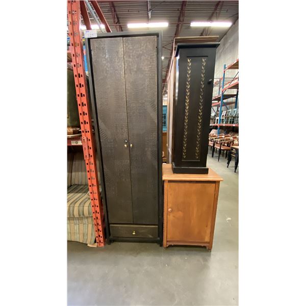 GROUP OF 3 ASSORTED HOME DECOR CABINETS