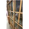 Image 4 : 2 DOOR GLASS FRONT PINE DISPLAY CABINET/BOOKCASE