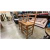 Image 2 : PAIR OF MEXICAN PINE BAR STOOLS