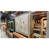 Image 2 : CONTEMPORARY GREY FINISH 2 DOOR CABINET