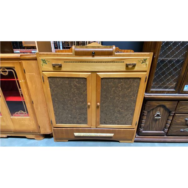 ANTIQUE MAPLE BUFFET CABINET