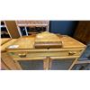 Image 4 : ANTIQUE MAPLE BUFFET CABINET