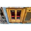 Image 1 : ANTIQUE MAPLE GLASS FRONT CHINA CABINET