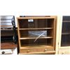 Image 4 : VINTAGE 3 DRAWER GLASS FRONT DISPLAY CABINET