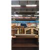 Image 3 : MID CENTURY MODERN TEAK BOOKSHELF AND VINTAGE METAL 4 TIER BOOKSHELF