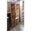 Image 2 : GROUP OF 3 CORNER DISPLAY SHELF CABINETS