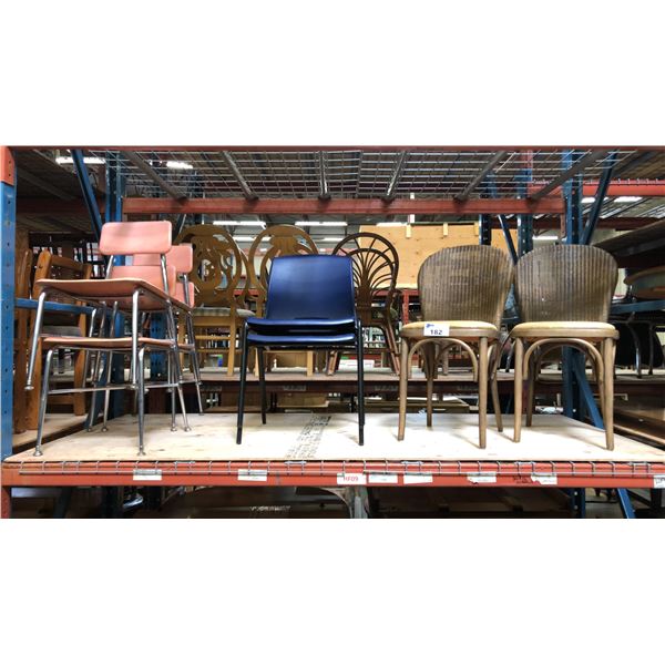 GROUP OF ASSORTED SIDE CHAIRS
