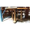 Image 3 : 2 VINTAGE DINING TABLES