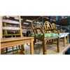Image 5 : GROUP OF ASSORTED WOOD AND RATTAN DINING/SIDE CHAIRS