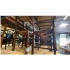Image 2 : SET OF 8 DARK OAK WITH RUSH SEATS DINING CHAIRS