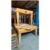 Image 1 : CONTEMPORARY MAPLE FINISH 2 PCS. COFFEE AND END TABLE SET
