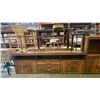 Image 1 : ENTERTAINMENT CENTER CABINET AND 4 ASSORTED STANDS