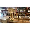 Image 5 : ENTERTAINMENT CENTER CABINET AND 4 ASSORTED STANDS