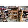 Image 3 : 3 TIER METAL FRAMED WITH PLYWOOD SHELVES MOBILE STORAGE SHELF UNIT - APPROX.8FT X 4FT X 5 3/4FT HIGH