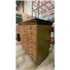 Image 2 : WOODEN LOOK 36 DRAWER ALL METAL MOBILE CATALOG CABINET