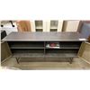 Image 2 : GREY METAL 2 DOOR LOW CABINET
