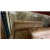 Image 2 : 3 PCS. WOOD FRAMED SOFA SET * FABRIC ON LOVESEAT BADLY SCRATCHED UP*