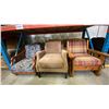 Image 1 : 3 PAIRS OF ASSORTED LIVING ROOM ARMCHAIRS