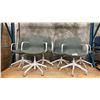 Image 1 : SET OF 6 IKEA GREY & WHITE OFFICE CHAIRS