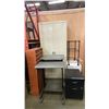Image 1 : GROUP OF 7 PIECES OF ASSORTED OFFICE FURNITURE