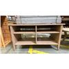 Image 2 : 3 PCS. OF ANTIQUE WOODEN FURNITURE - COFFEE TABLE AND 2 CABINETS