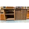Image 2 : GROUP OF 3 ASSORTED WOODEN CABINETS
