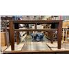 Image 6 : VINTAGE DARK OAK 2 DOOR/7 DRAWER DRESSER AND MAHOGANY SOFA/HALL TABLE