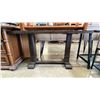 Image 2 : CONTEMPORARY DARK WOOD SOFA/HALL TABLE AND SOLID PINE SOFA/HALL TABLE