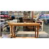Image 5 : CONTEMPORARY DARK WOOD SOFA/HALL TABLE AND SOLID PINE SOFA/HALL TABLE