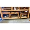 Image 1 : 2 PAIRS OF OAK END TABLES AND 1 COFFEE TABLE