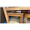 Image 2 : 2 PAIRS OF OAK END TABLES AND 1 COFFEE TABLE