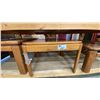 Image 3 : 2 PAIRS OF OAK END TABLES AND 1 COFFEE TABLE